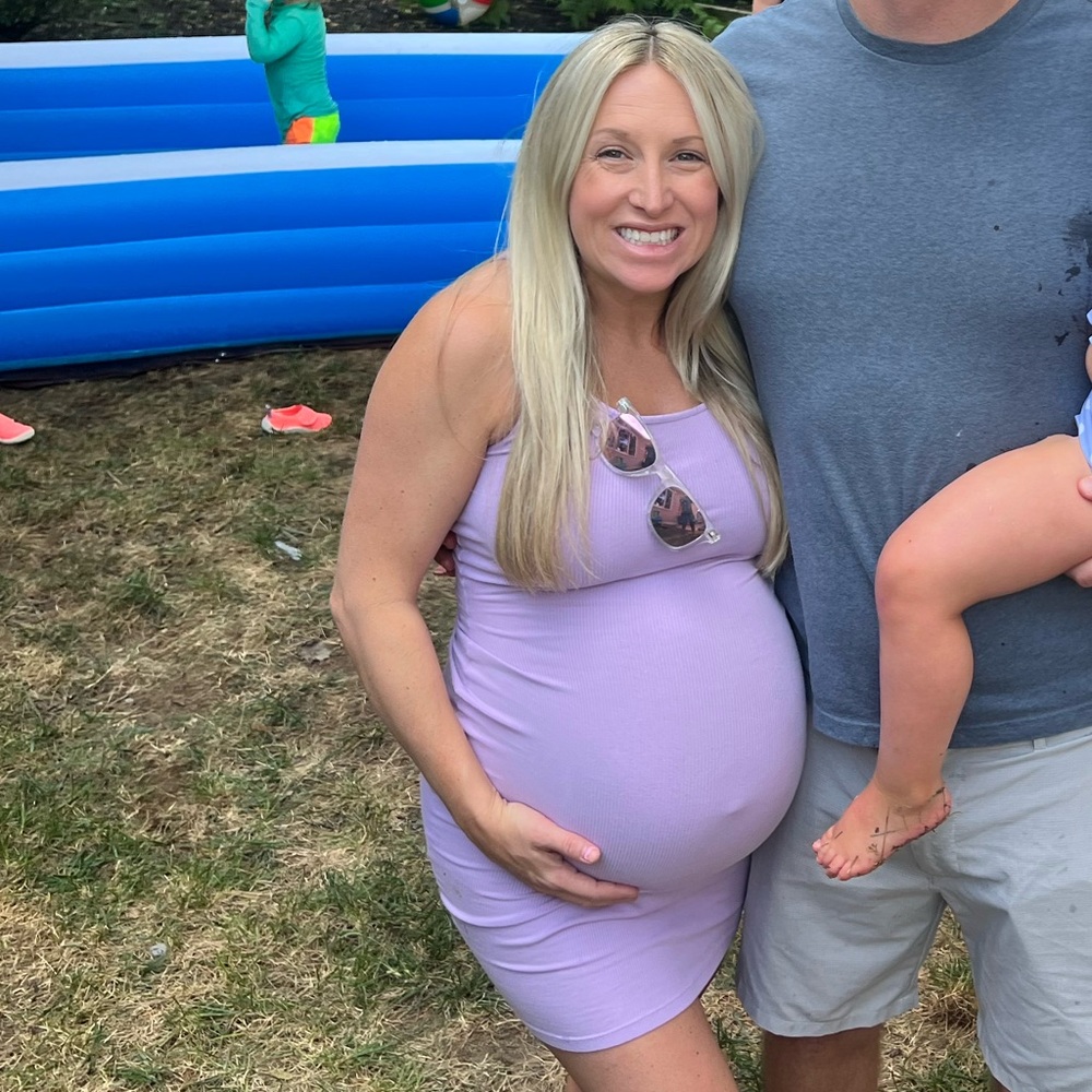 Lavender Maternity Dress